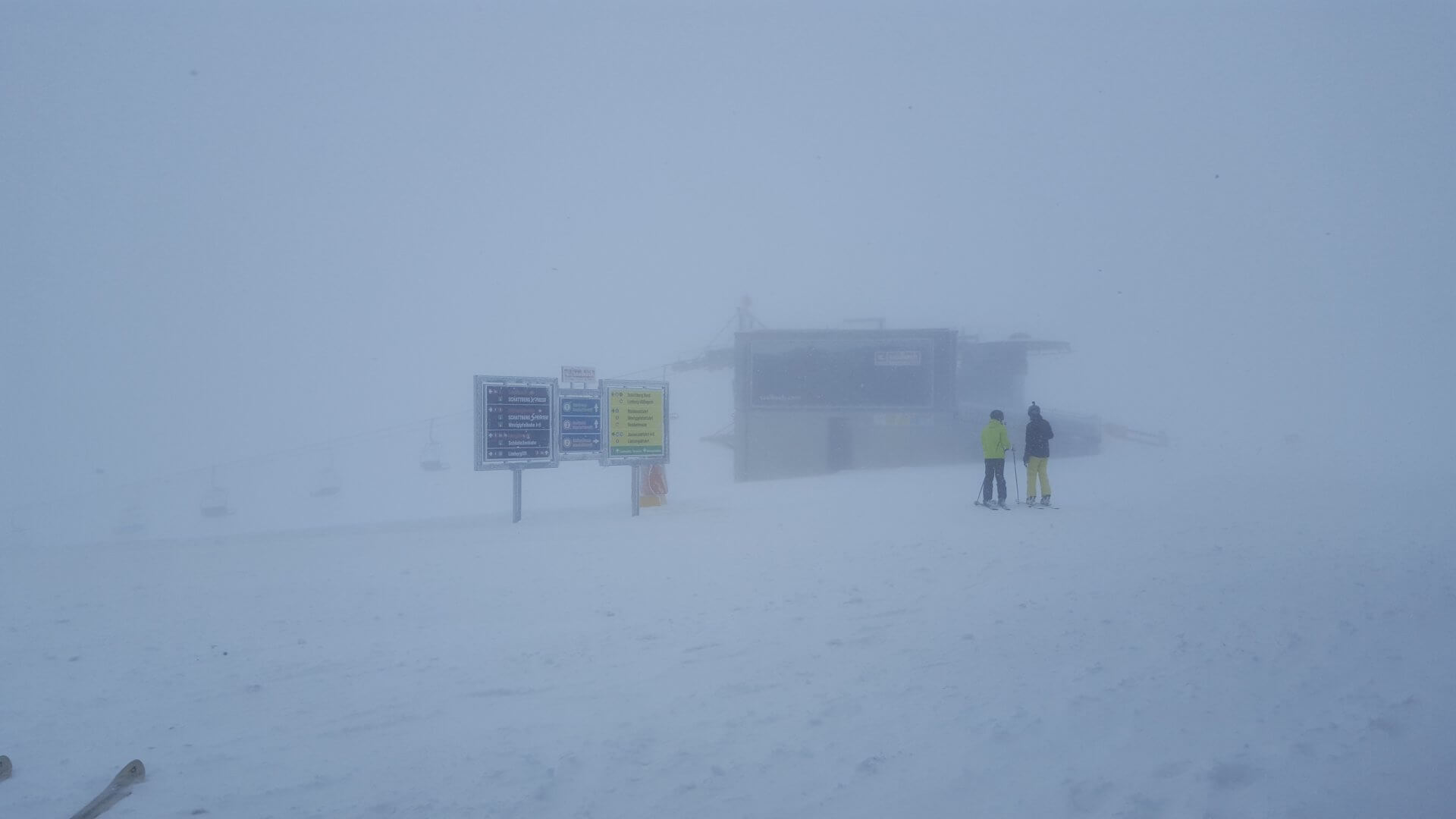 Saalbach Hinterglemm Nebel