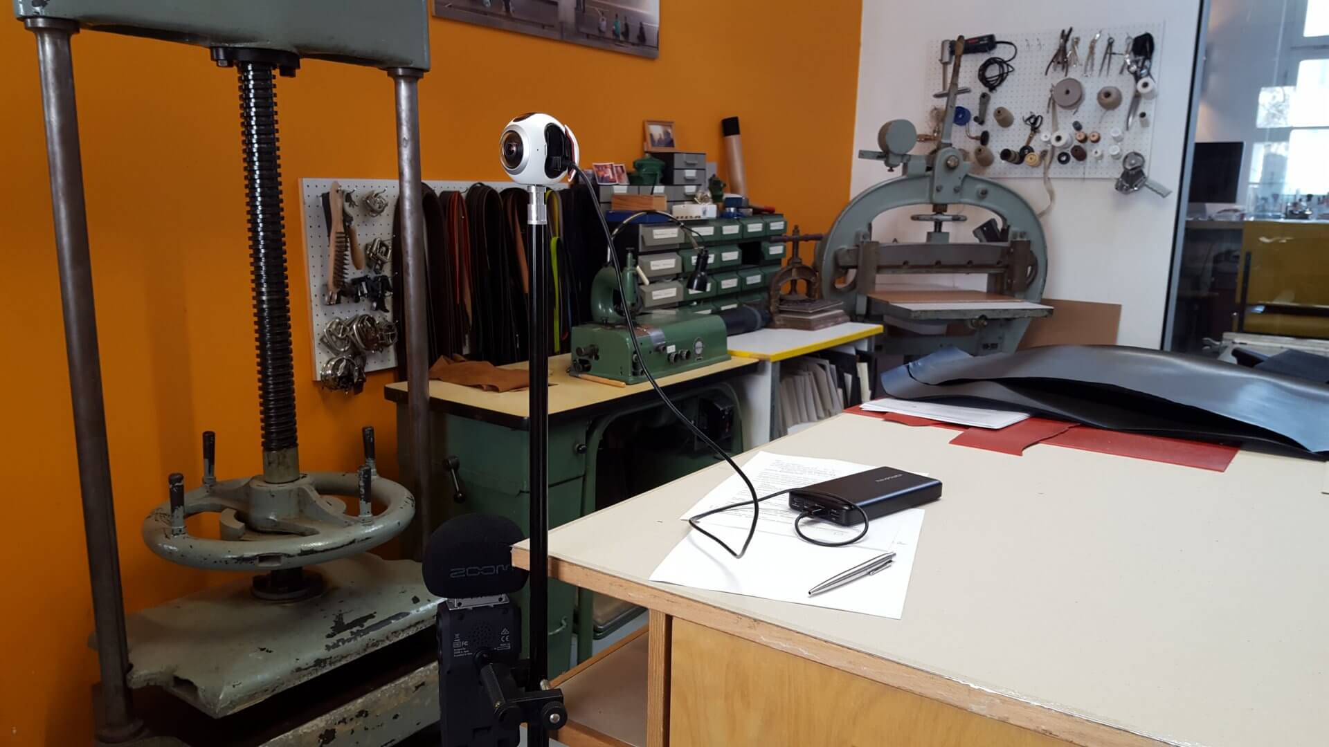 Learnings 360° Video - Setup 360° kamera