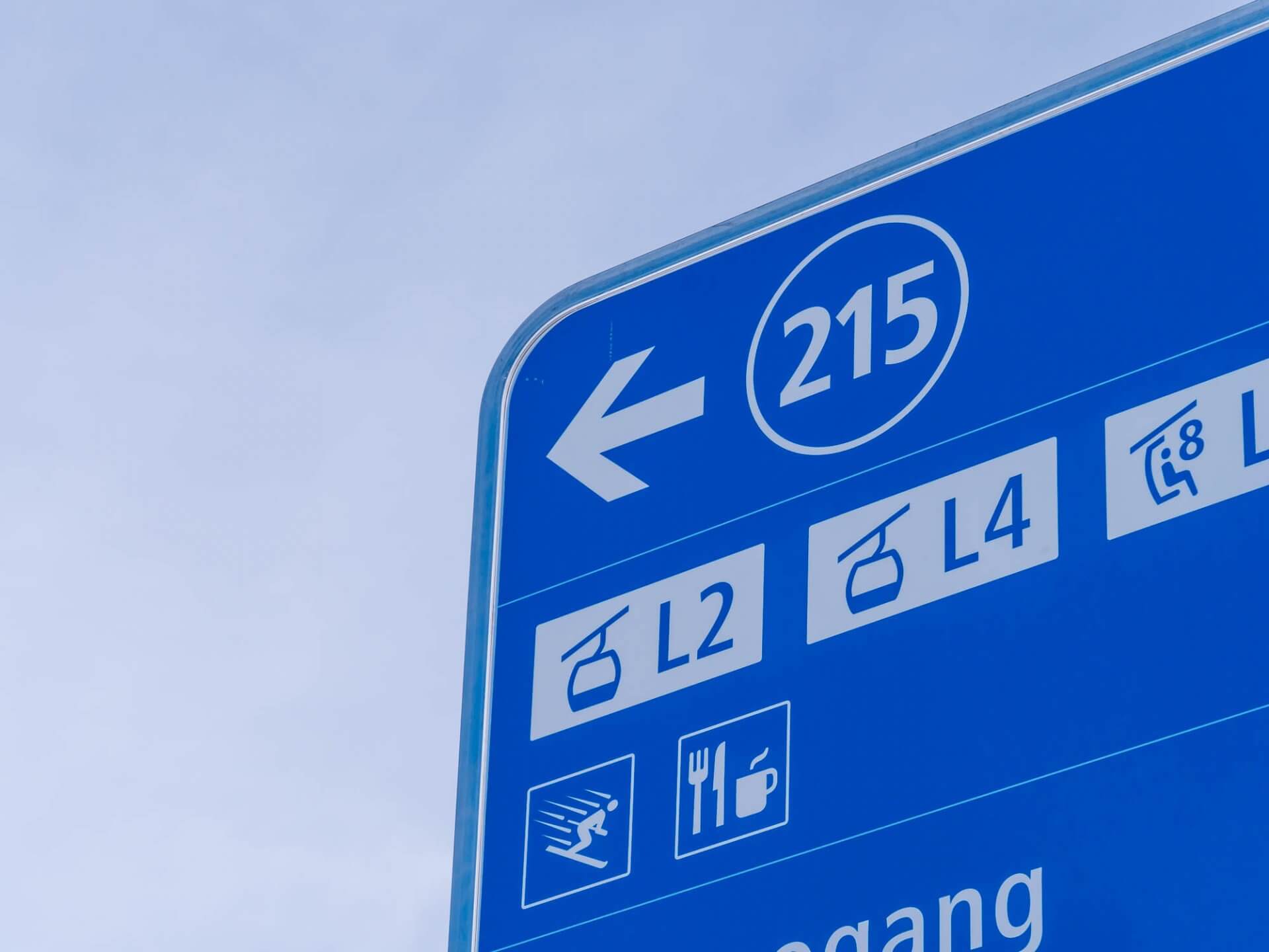 Pistenleitsystem für den Skicircus Saalbach Hinterglemm Leogang Fieberbrunn