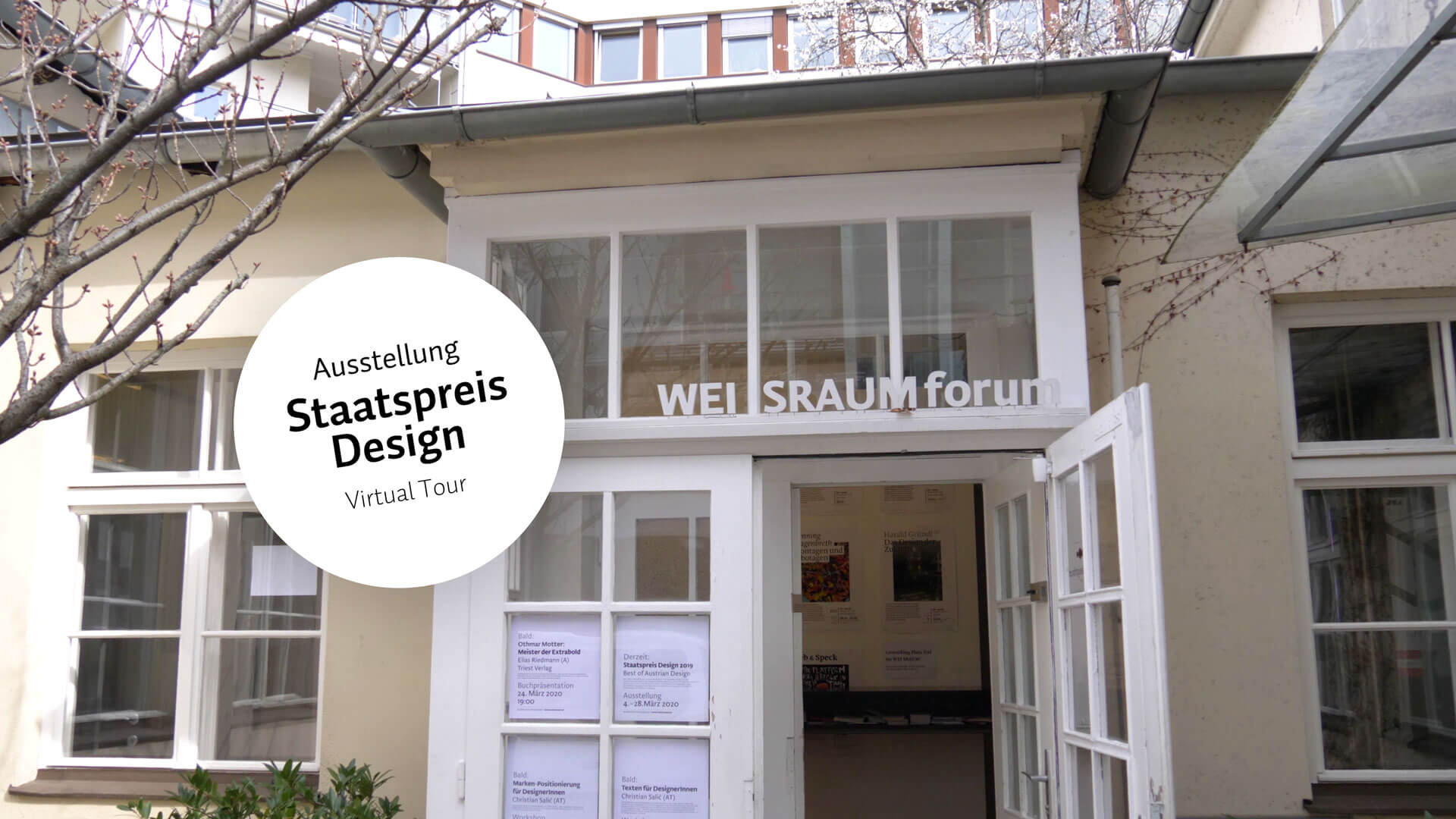 VR Video: Ausstellungsbesichtigung „Staatspreis Design“