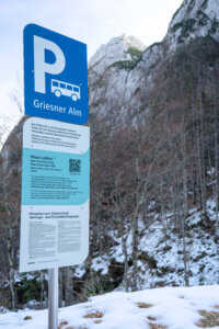 Kaiserbachtal Forststraße Parksituation