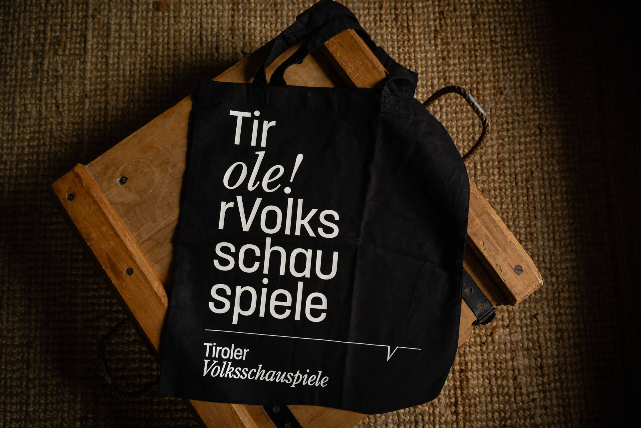 Stofftasche für die Tiroler Volksschauspiele